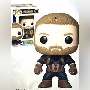 Funko Pop Marvel #288 Avengers Infinity
War Captain America Figure New